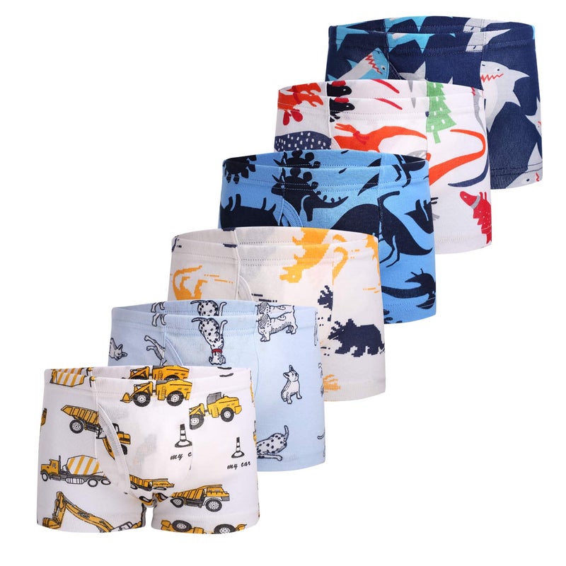 Taxzode Children's underwear, underwear, not worn out; Children's underwear; Boys' underwear; Boys' underwear; Cotton underwear, small boys underwear size 2-3T 3-4T 4-5T 5-6years 7-8years 6-Pack 3-4 years - Image 3